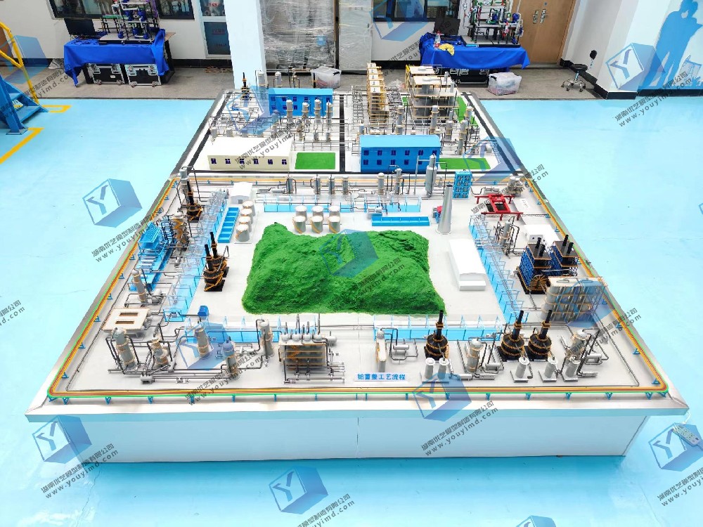 大型煉油廠工藝流程仿真模型 大型煉油廠工藝流程仿真模型