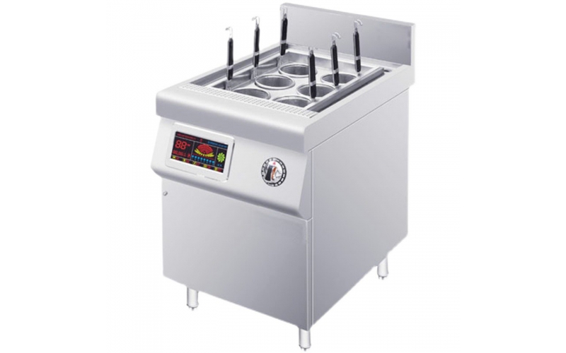 商用電磁煮面爐電熱煮面鍋方形六頭米線湯粉爐不銹鋼九孔煮面鍋