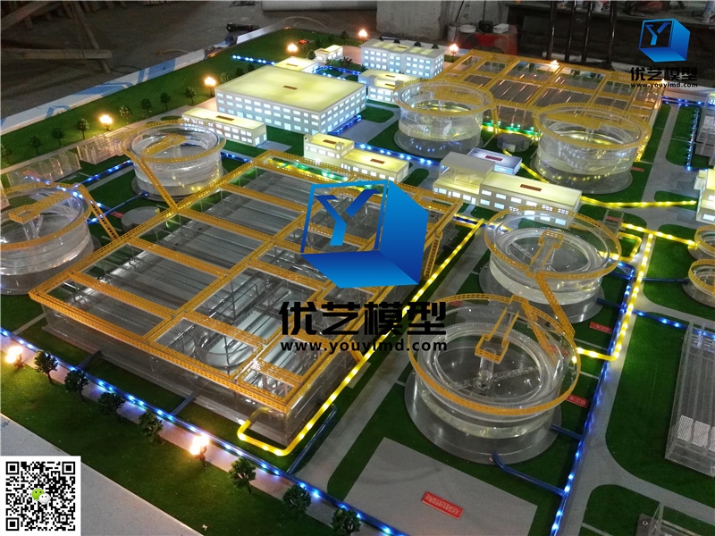 污水處理廠工藝流程演示模型 污水處理廠工藝流程演示模型