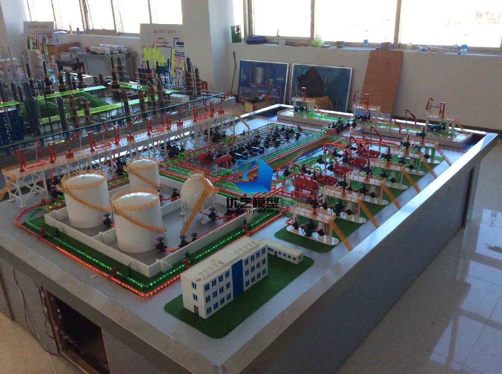 油庫工藝流程仿真模型 油庫工藝流程仿真模型